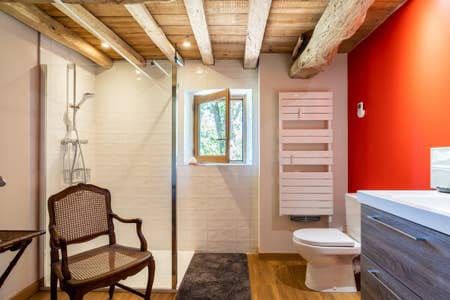 Salle de bain étage - Les Communs de Mailhol - Chateau de Mailhol